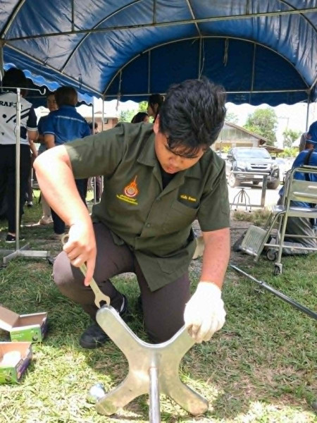 มทร.ล้านนา จับมือภาคเอกชน จิตอาสา รวมซ่อมแซมอุปกรณ์ทางการแพทย์ รพ.สารภี เชียงใหม่