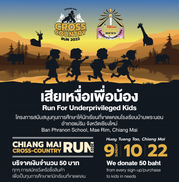 เส้นทางวิ่งในห้วยตึงเฒ่าแบบฉบับ Chiang Mai Cross-Country Run 2022 สนุกแค่ไหน ลงสมัครแล้วเตรียมตัวมาวิ่งด้วยกัน รับประกันความสนุก ได้ความสุขกันทุกคนแน่นอน .