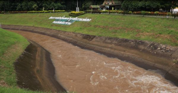 ชลประทานที่ 1 สำรวจปริมาณน้ำในเขื่อนใหญ่