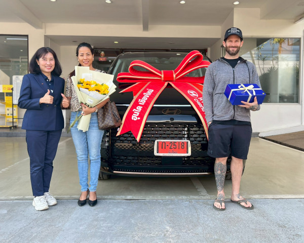 เอชดีเจมอเตอร์ ฮุนไดเชียงใหม่ ส่งมอบรถ Hyundai STARIA Premium with Sunroof ให้ลูกค้าคนพิเศษ พร้อมขอบคุณในโอกาสมาเป็นครอบครัวฮุนได