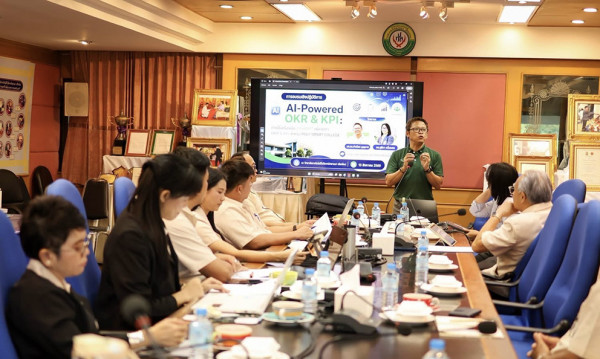 โปลิฯ ร่วม ม.แม่โจ้ จัดเวิร์คช็อป  AI-Powered OKR & KPI  ยกระดับการบริหาร สู่ POLY SMART COLLEGE