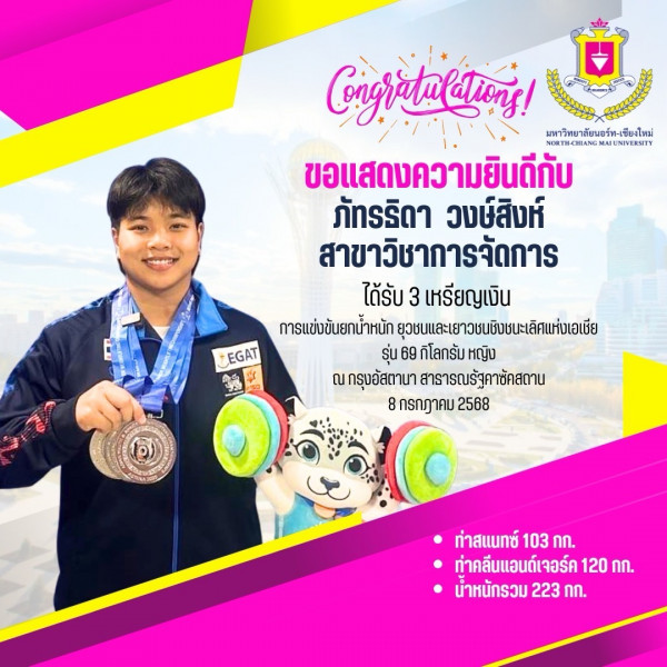 ยินดีกับความสำเร็จ