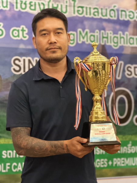 เบ็นซ์ ซิโน่ การิจิตร คว้าแชมป์ Over all Low Gross ในการแข่งขันกอล์ฟ “Chiang Mai Golf Festival 2026”สนามแรก ที่ เชียงใหม่ ไฮแลนด์ กอล์ฟแอนด์สปารีสอร์ท