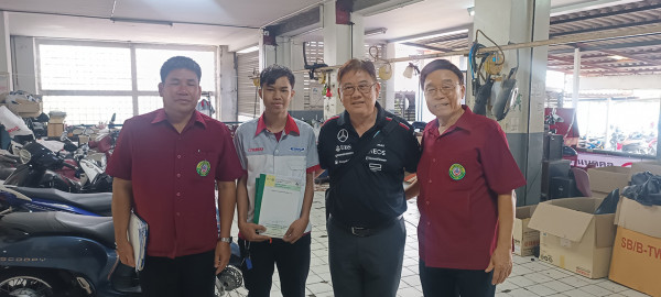 โปลิฯ ติดตามการนิเทศนักศึกษาฝึกอาชีพ