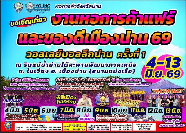 หอการค้าน่านเตรียมจัด งานใหญ่ ‘หอการค้าแฟร์และของดีเมืองน่าน 69’