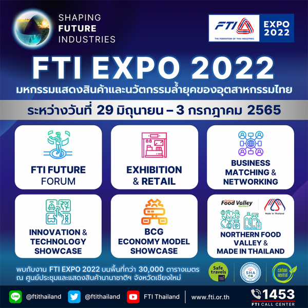 บจก.เอ็น พี ดับบลิว พลัส เรียนเชิญเยี่ยมชมบูธ ที่งาน FTI EXPO 2022ในศูนย์ประชุมและแสดงสินค้า  นานาชาติฯ
