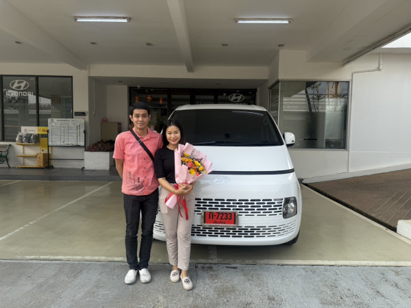 เอชดีเจมอเตอร์ ฮุนไดเชียงใหม่ ส่งมอบรถ Hyundai STARIA Essence ให้ลูกค้าคนพิเศษ พร้อมขอบคุณในโอกาสมาเป็นครอบครัวฮุนได