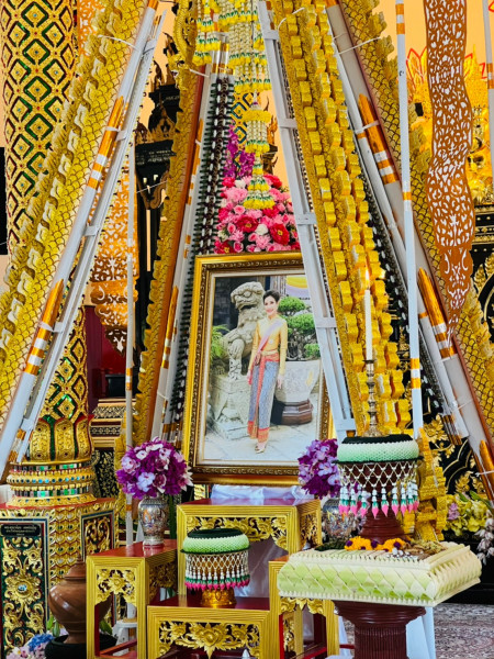 ครูบาน้อย-วัดสันปูเลยสะหลีเวียงแก้ว สืบชาตาหลวงถวาย ‘เจ้าคุณพระสินีนาฏฯ’